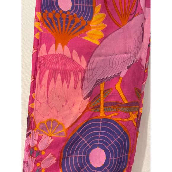 ANTHROPOLOGIE Mary O’Malley Raspberry Dreamer Pajama Lounger Pants XS - Picture 5 of 7